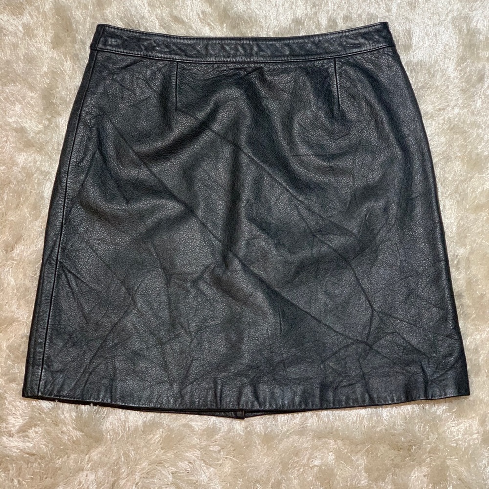 Genuine leather girls children’s skirt size 12
